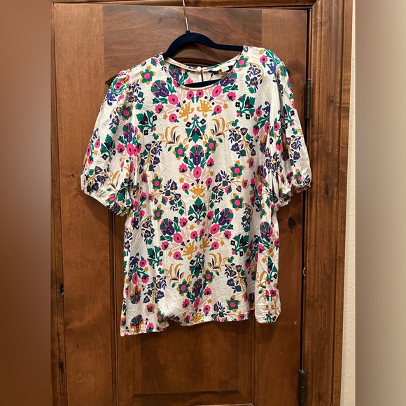 Boden Tops - Boden Floral Blouse Size US 14